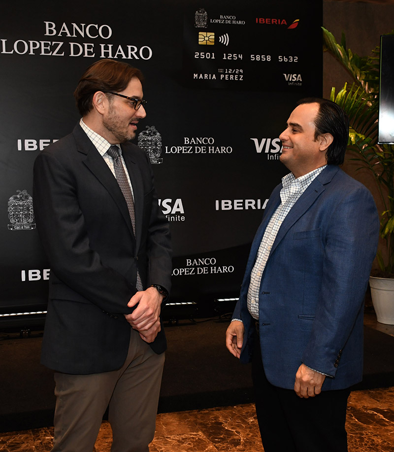 Lanzamiento al mercado la tarjeta de crédito VISA INFINITE IBERIA. Banco López de Haro.