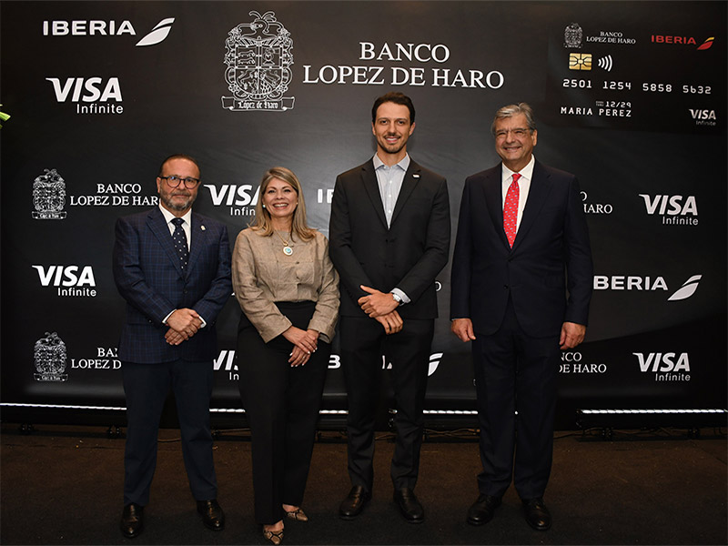 IBERIA y Banco López de Haro presentan Tarjeta de Crédito Visa Infinite