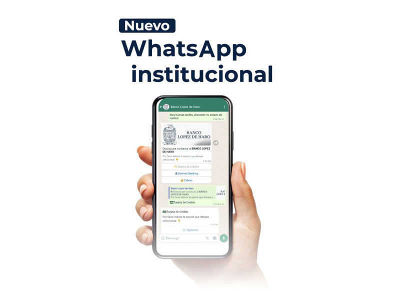 Nuevo WhatsApp institucional BLH