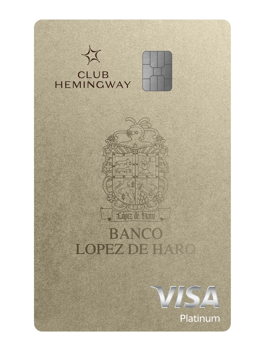 Tarjeta Visa Platinum Club Hemingway - Banco López de Haro